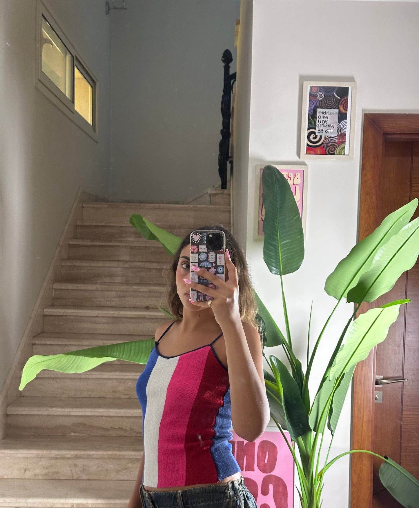 Glitter Striped Top (Small)