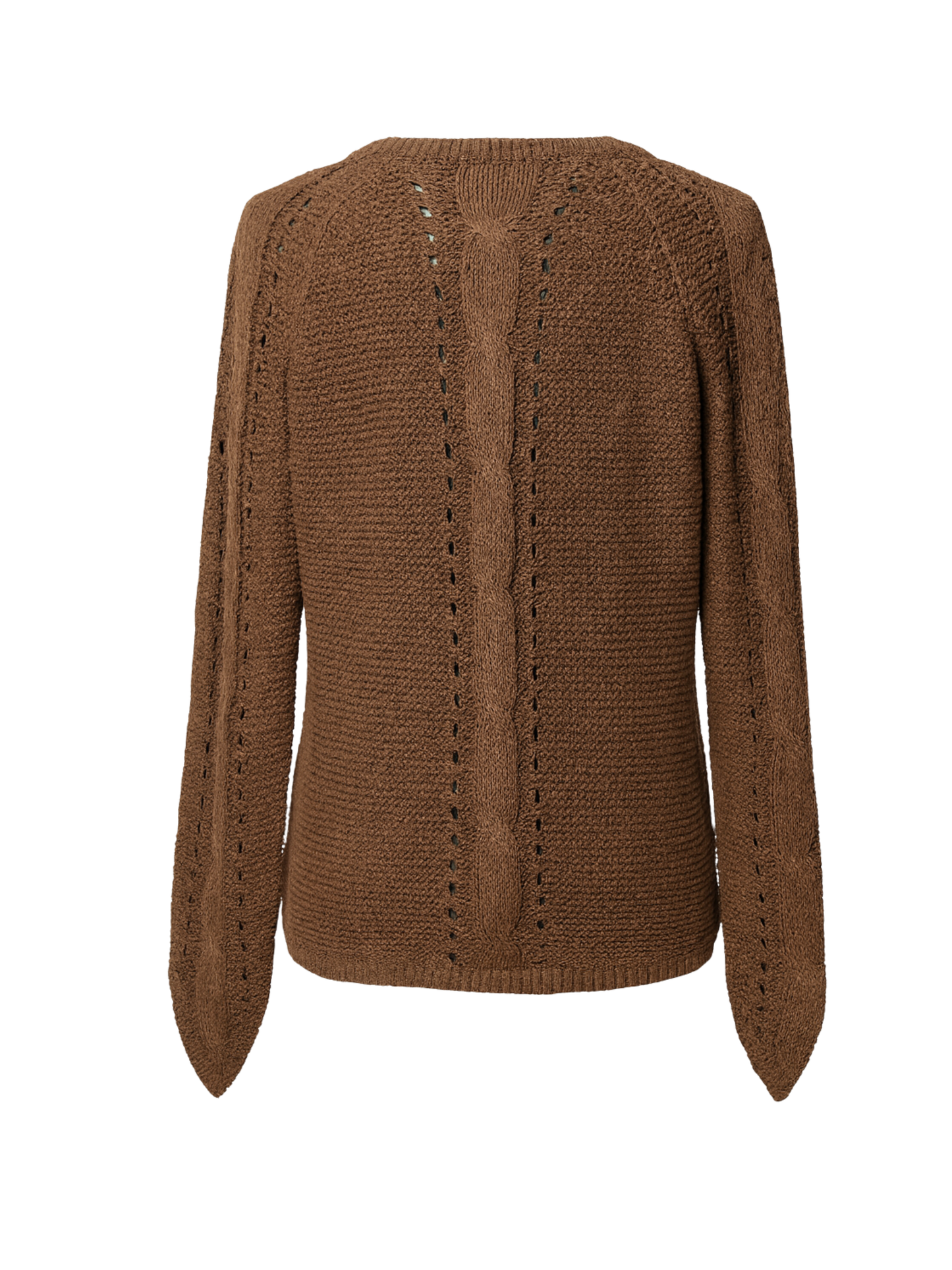 Brown Knitted Cardigan