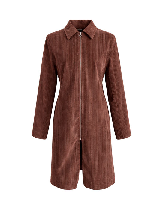 Brown Striped Jacket