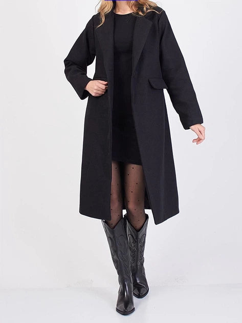 Black Mid Coat