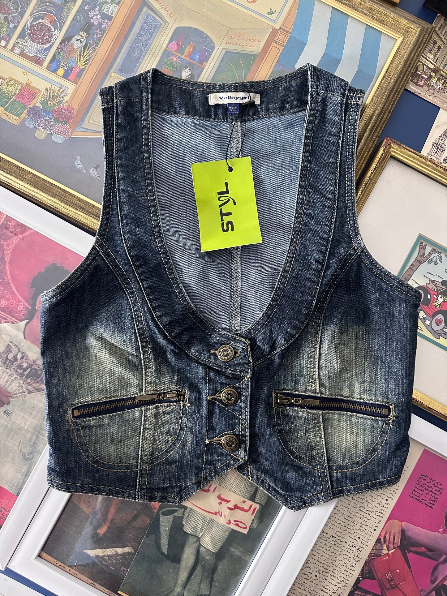 Denim Vest (Medium)
