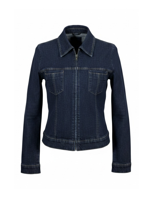 Dark Wash Fitted Denim (Medium)