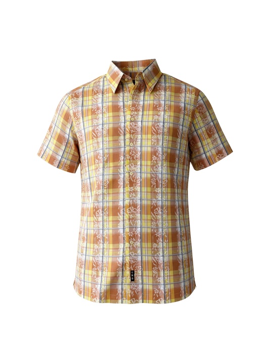 Plaid Pattern Shirt (Large)