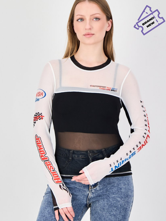 Mesh Racer Top (Medium)