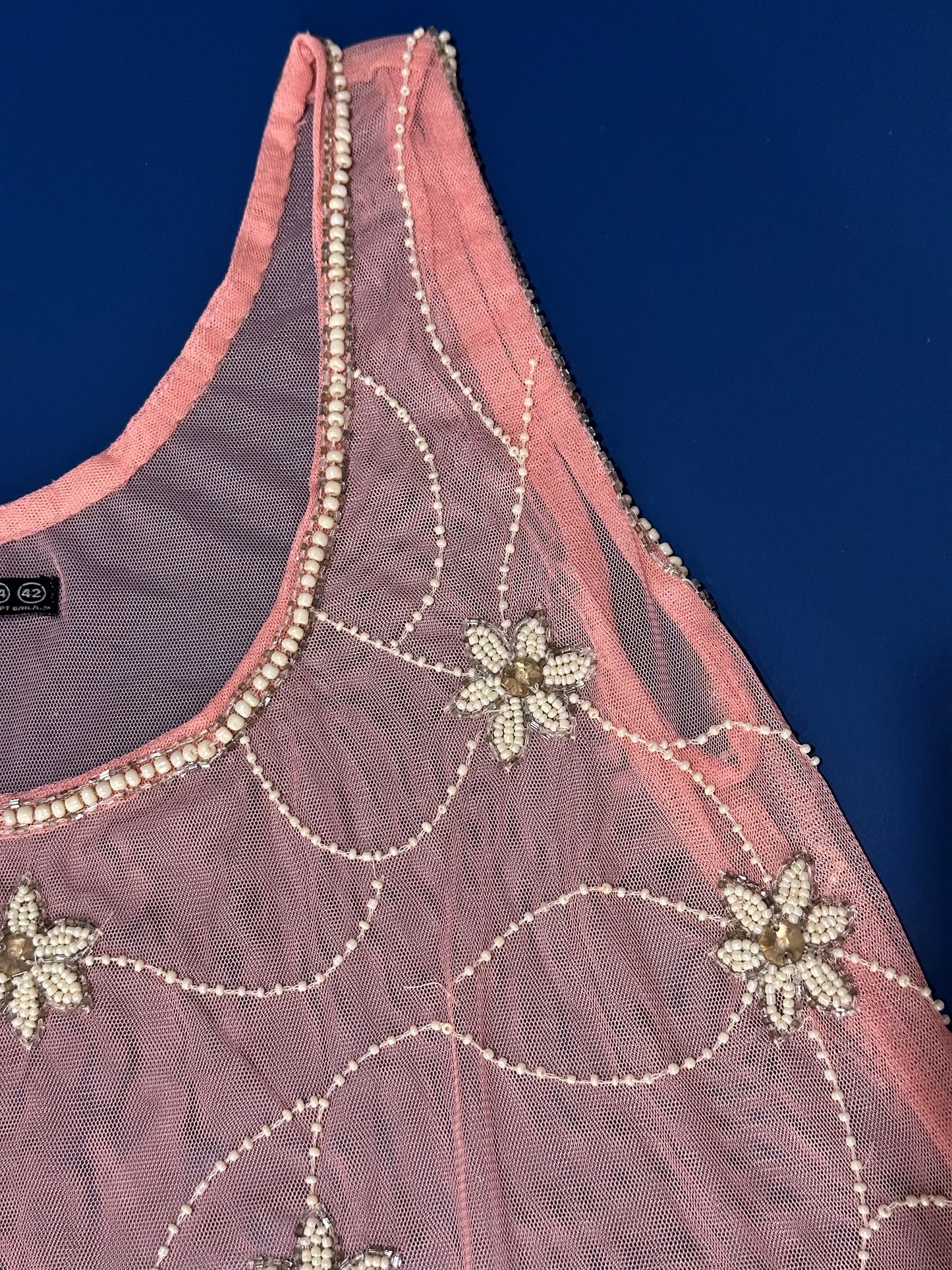 Sheer Beaded Top (XL)