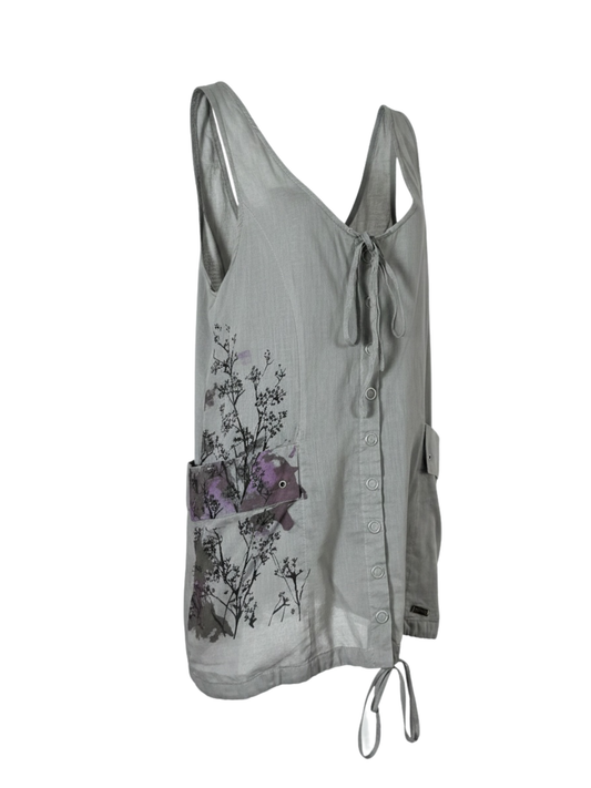 Graphic Print Asymmetric Top (M/L)