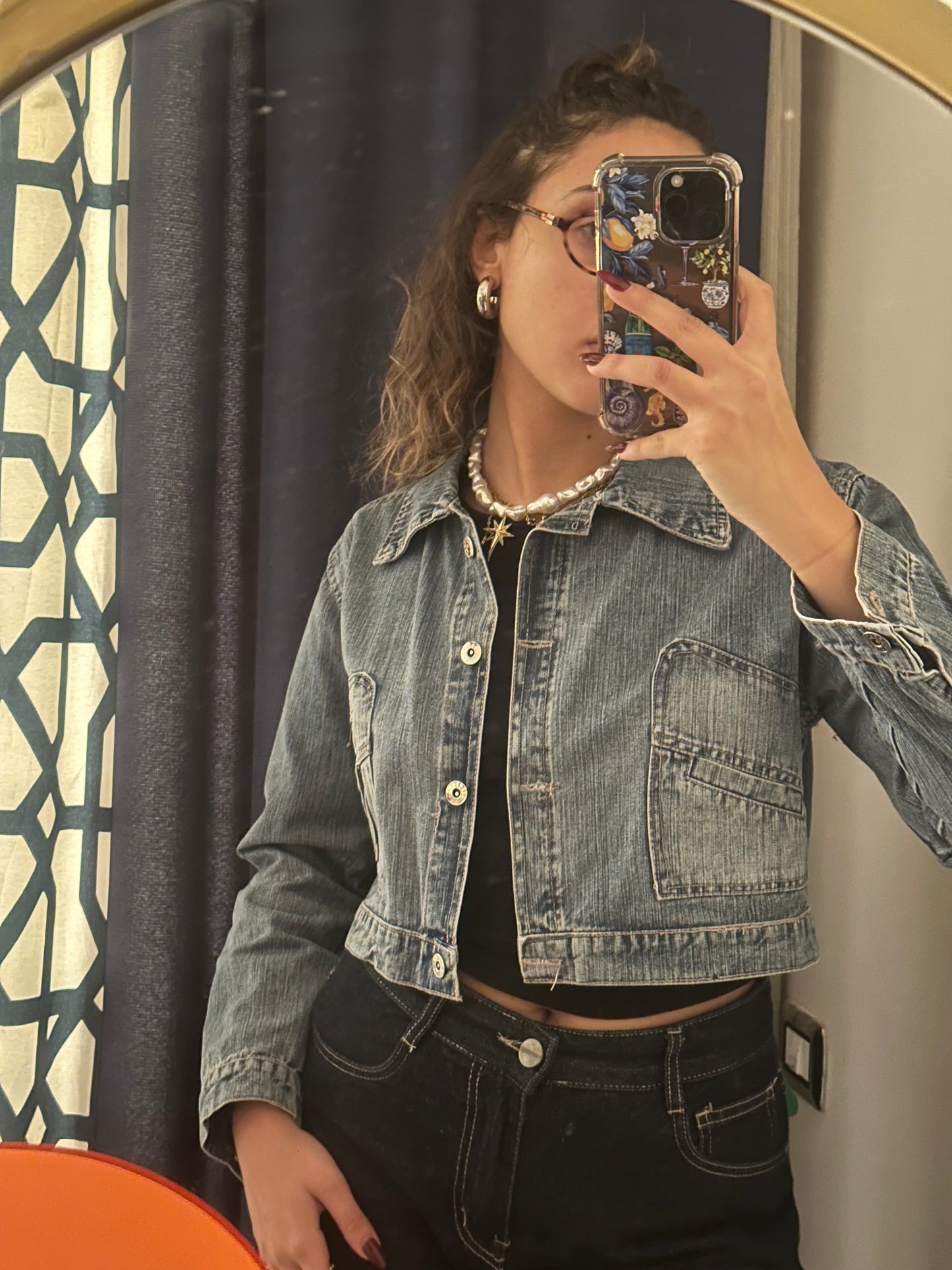 Oversized Cropped Denim (Large)