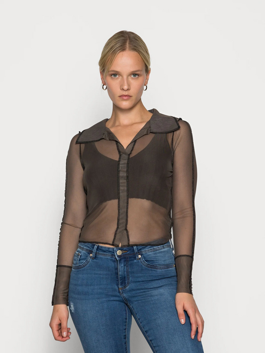 Khaki Top - Missguided