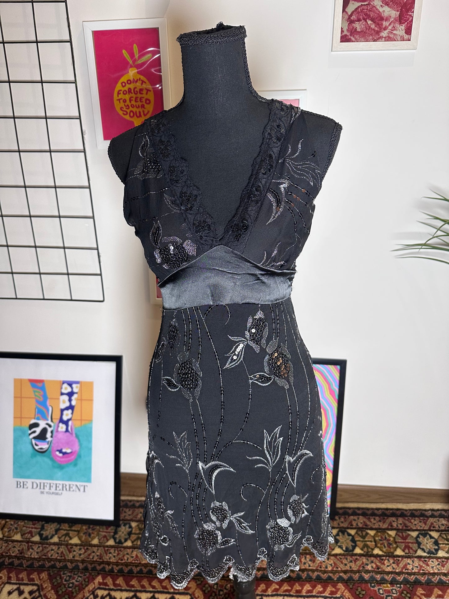 Snatched Sequin Dress (Medium)