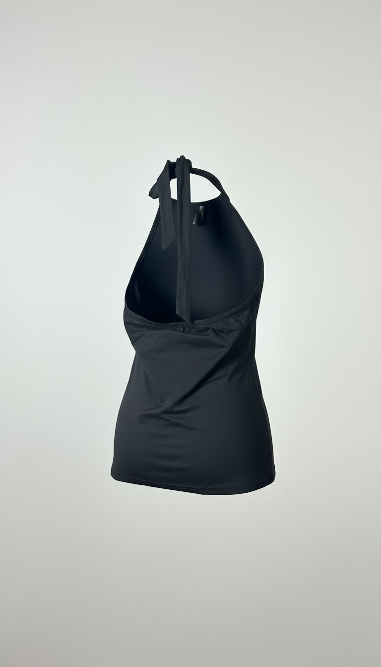 Black Halter Top (Medium)