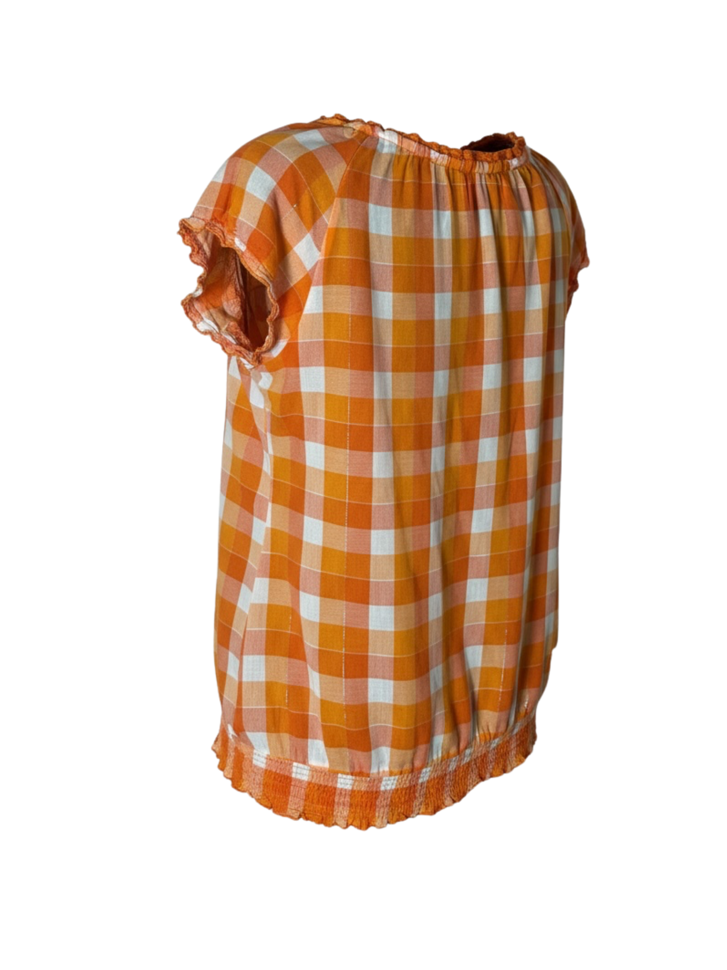 Orange Checkered Shirt