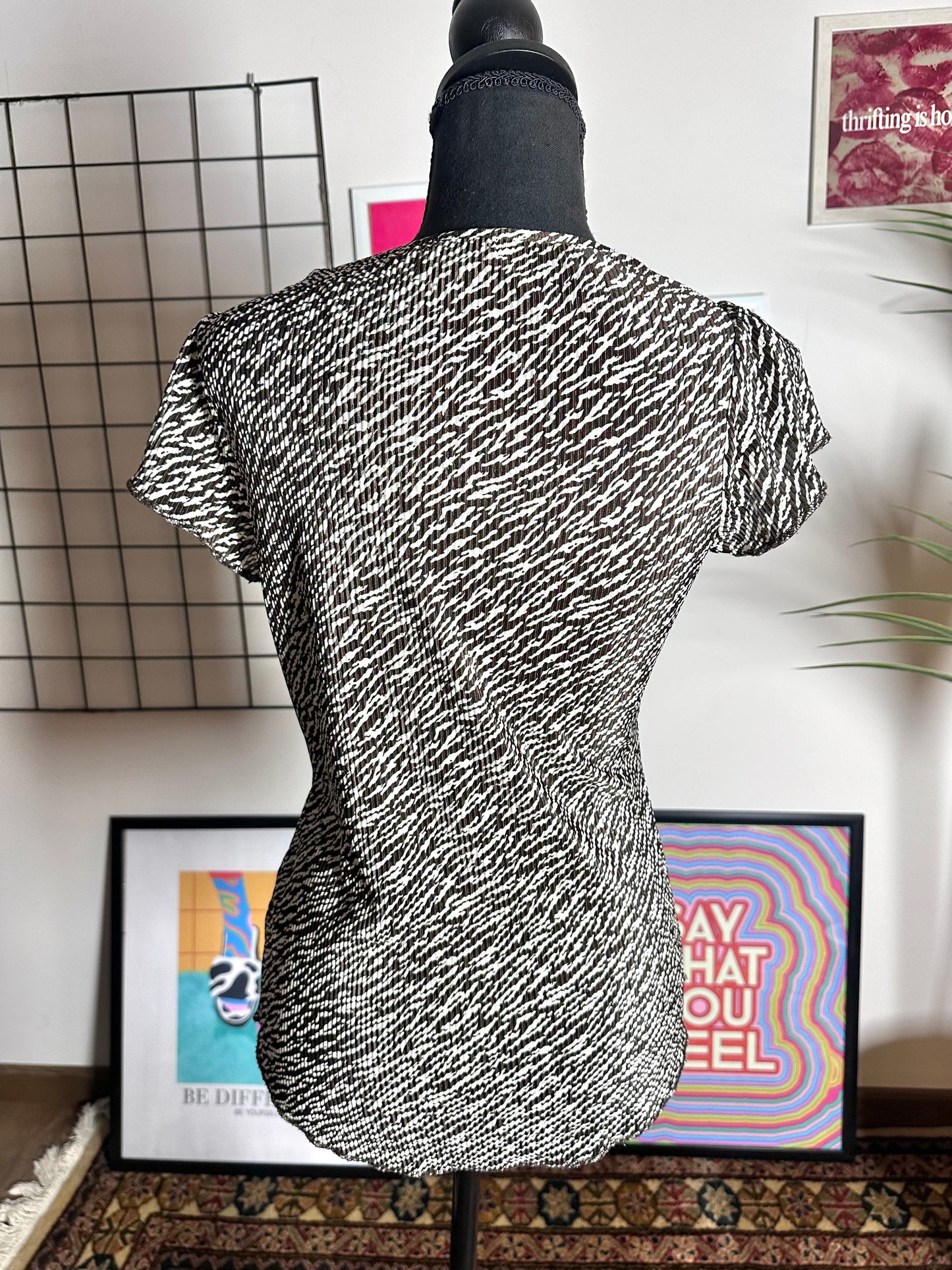 Brown Abstract Top (Large)