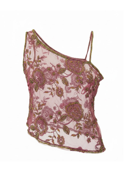 Asymmetric Beaded Top (Large)
