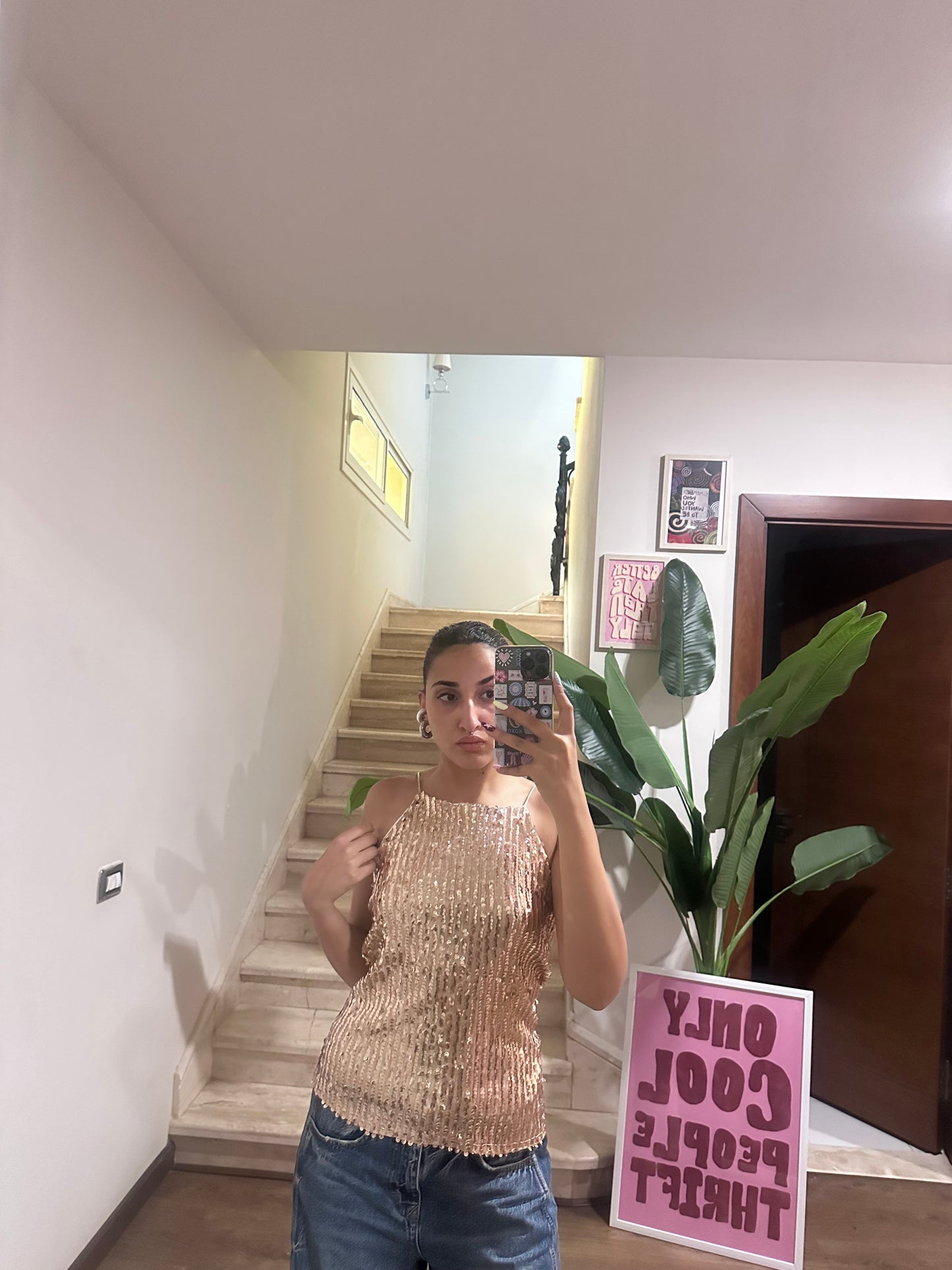 Sequin Cami Top (Medium)