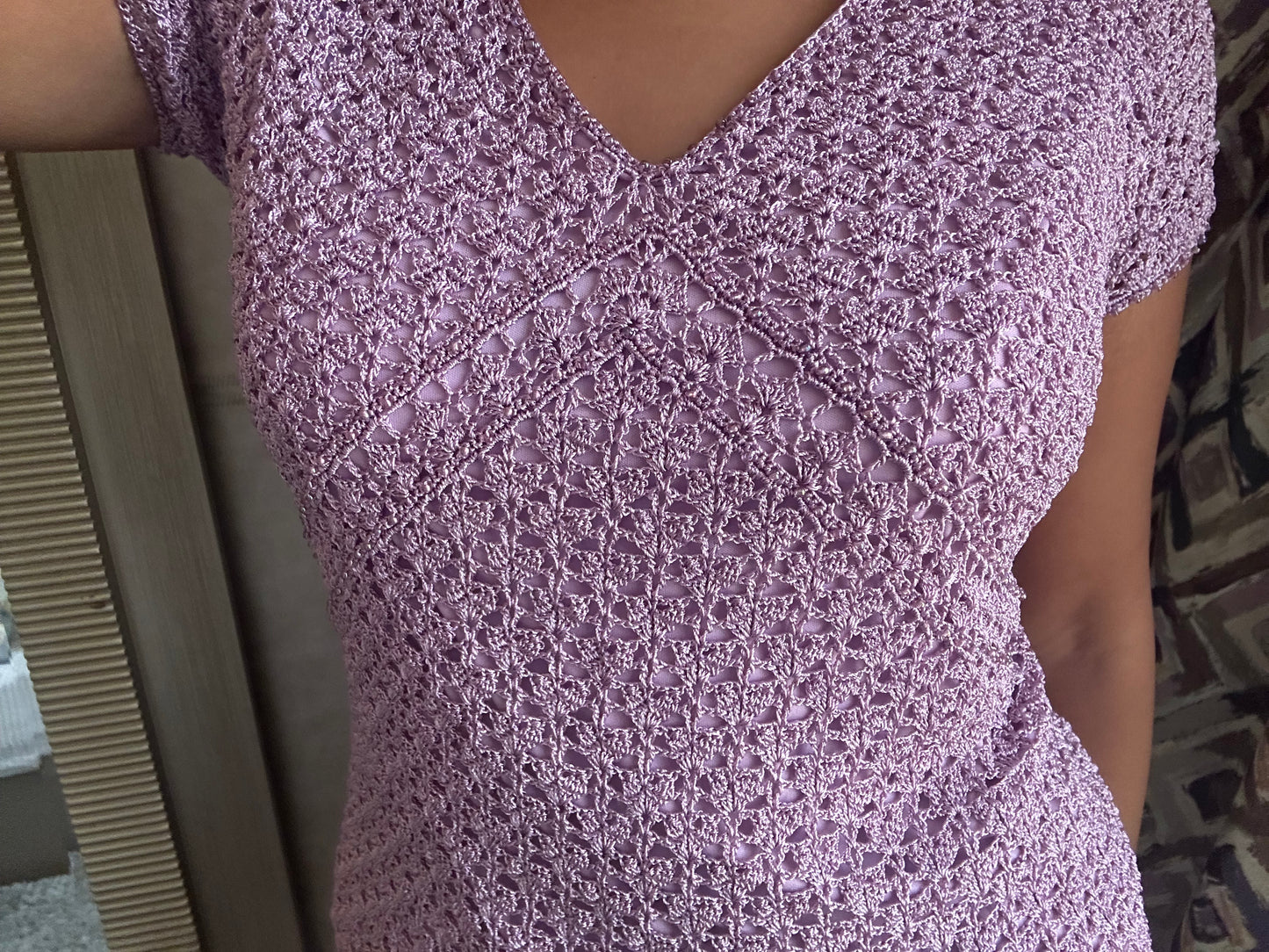 Purple Knitted Top