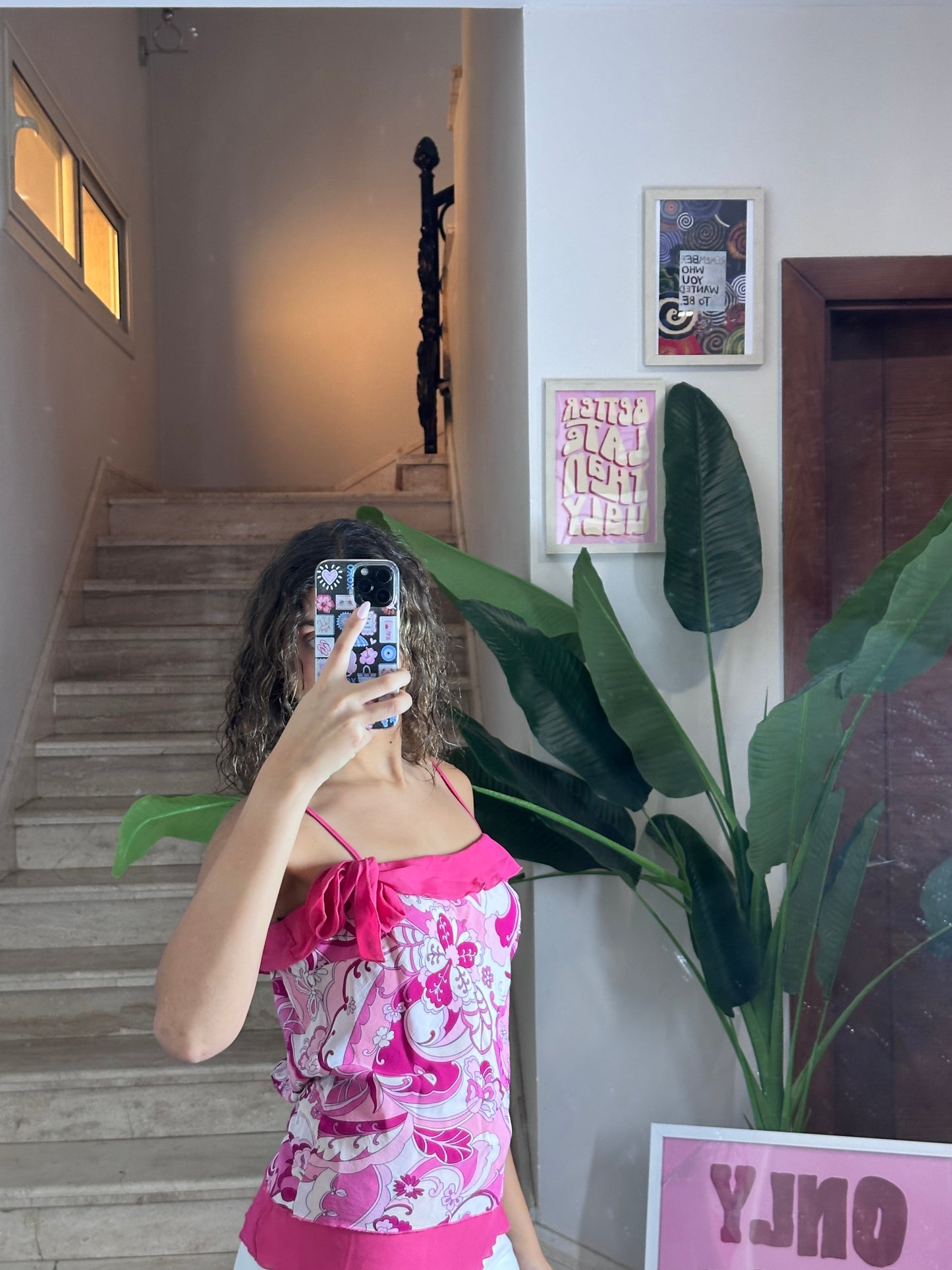 Floral Y2K Top (Large)