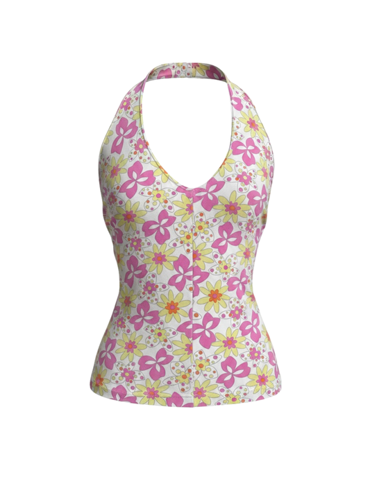 Floral Halter Top (Medium)