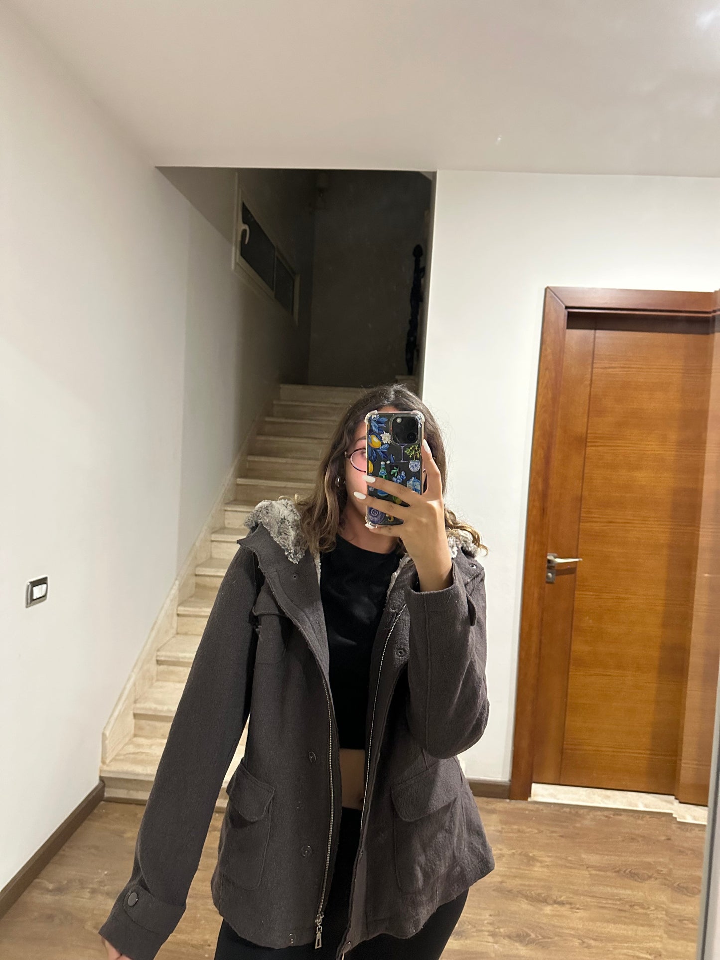 Grey Wool Coat