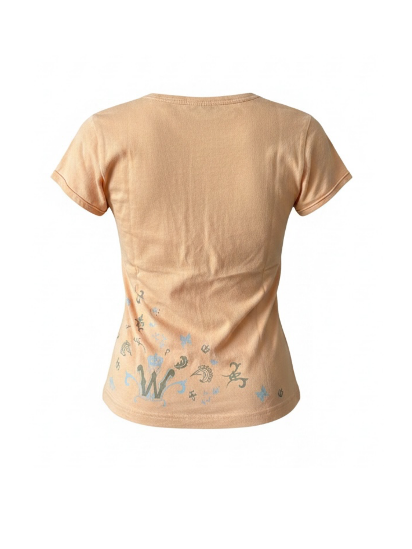 Peach Graphic Tee (Small)