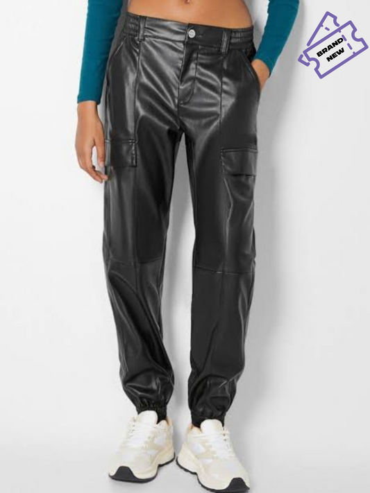 Leather Cargo - Bershka