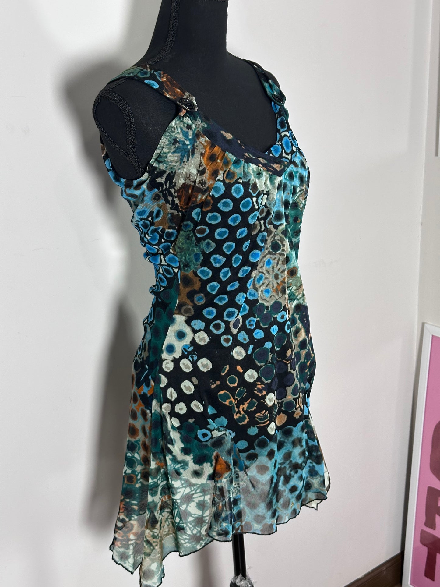 Patterned Y2K dress (medium)