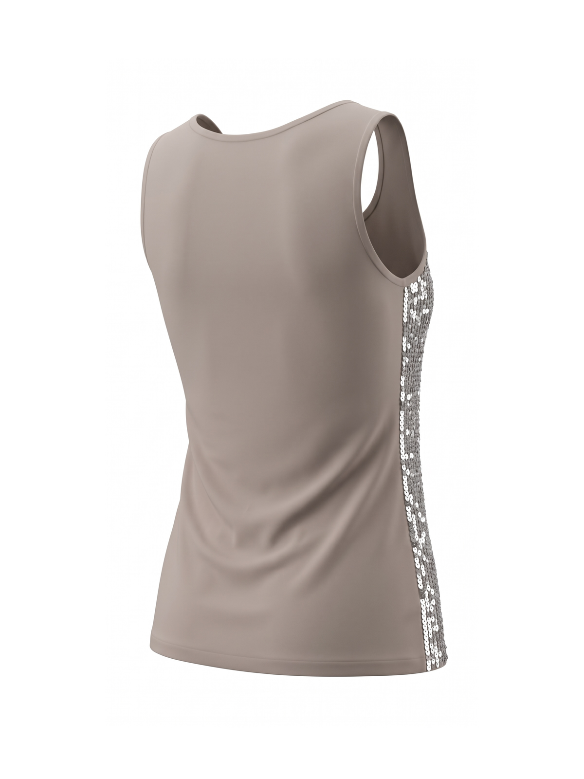 Silver Sequin Top (Large)