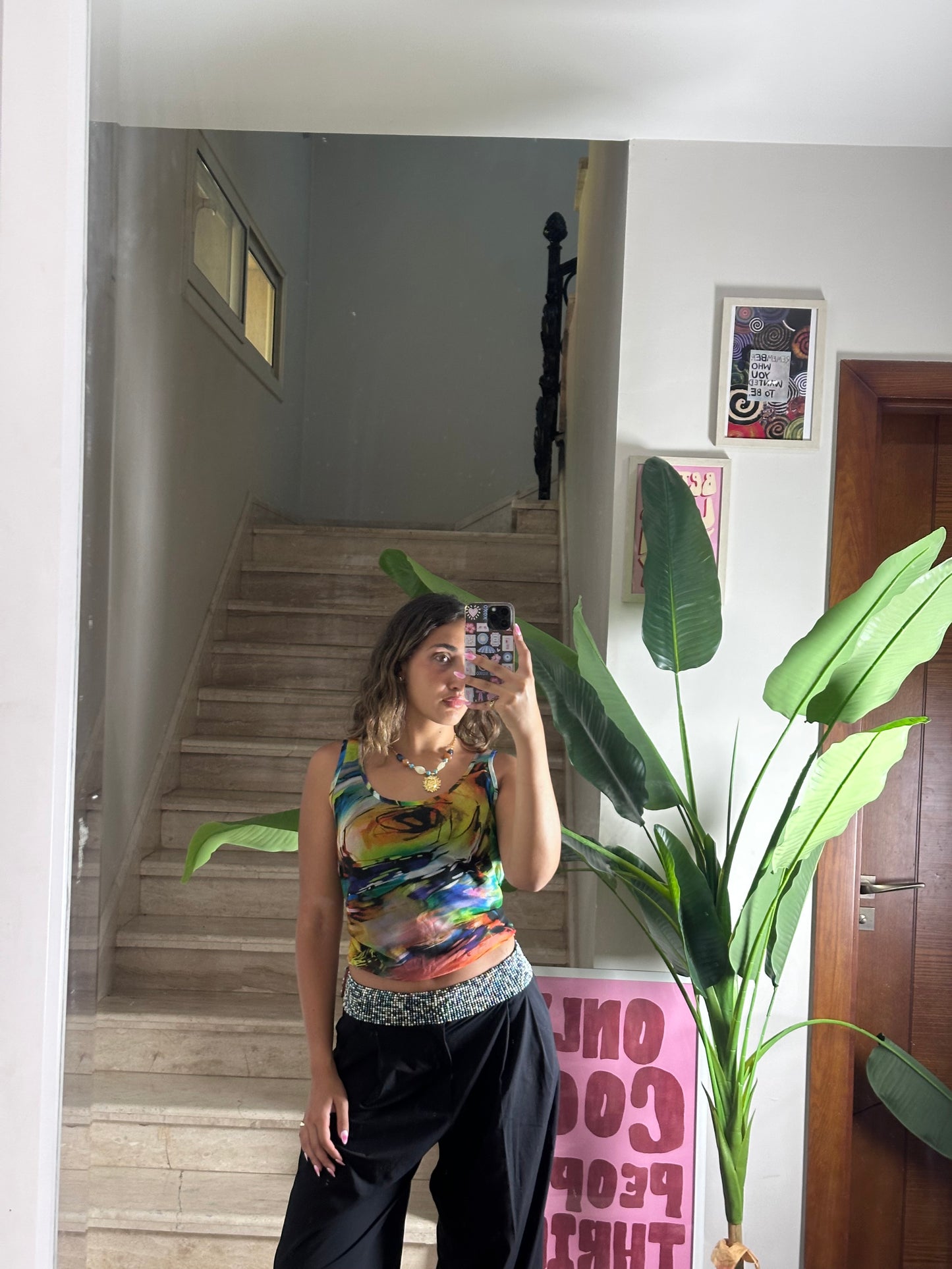 Abstract colored top (Large)