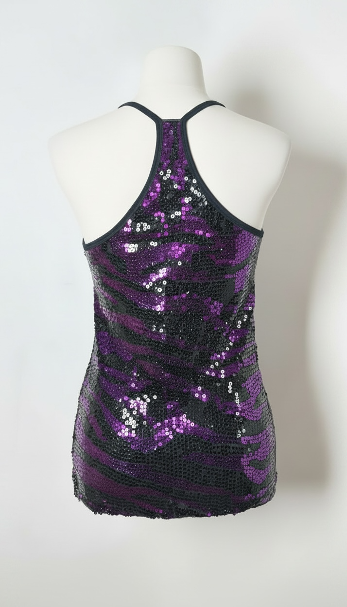 Purple Sequined Top (Small)