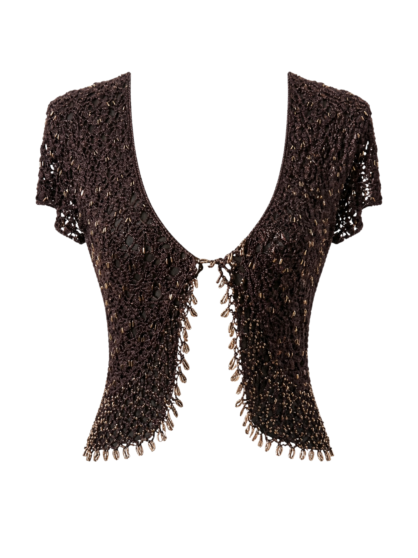 Brown open tie (Medium)