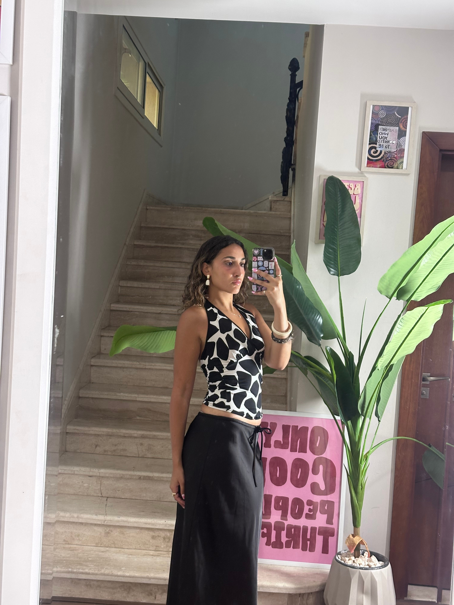 Halter Print Top (Medium)
