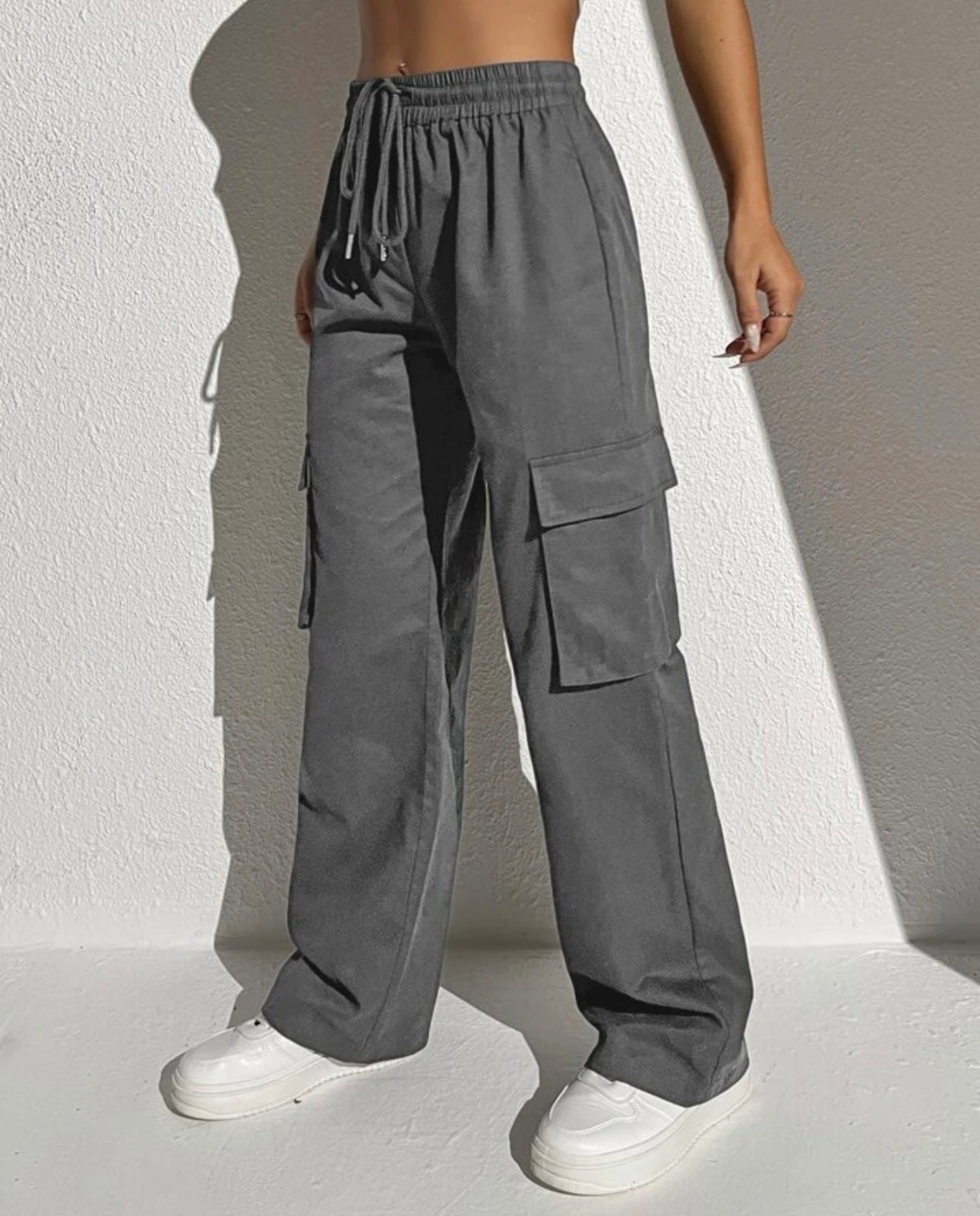 Waist Cargo Pants - Shein