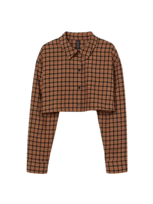 Brown Checked Top - H&M