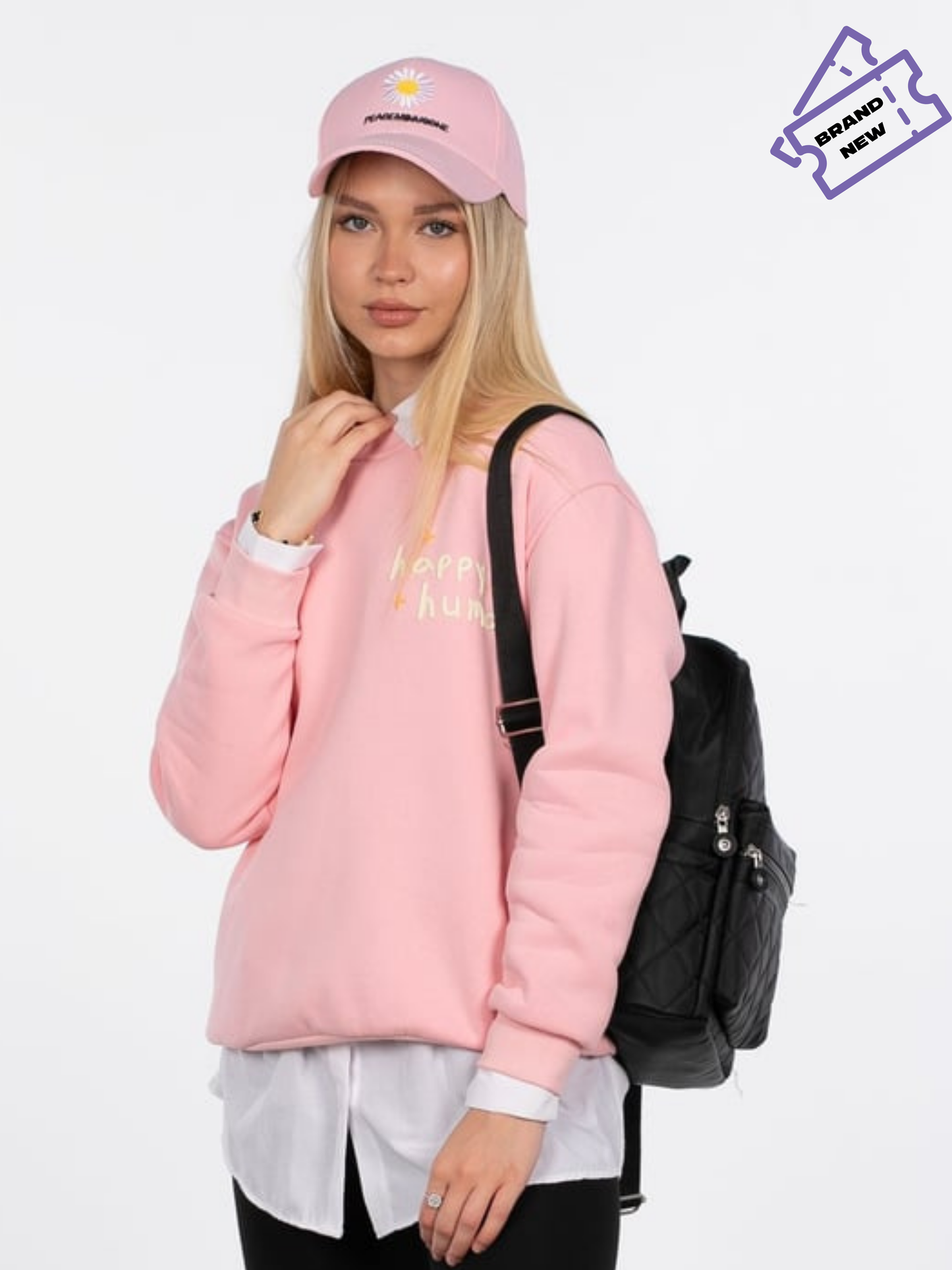 Oversized Baby Pink Sweatshirt