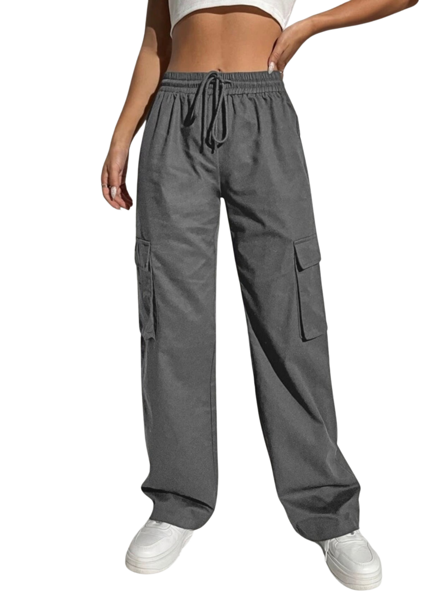 Waist Cargo Pants - Shein