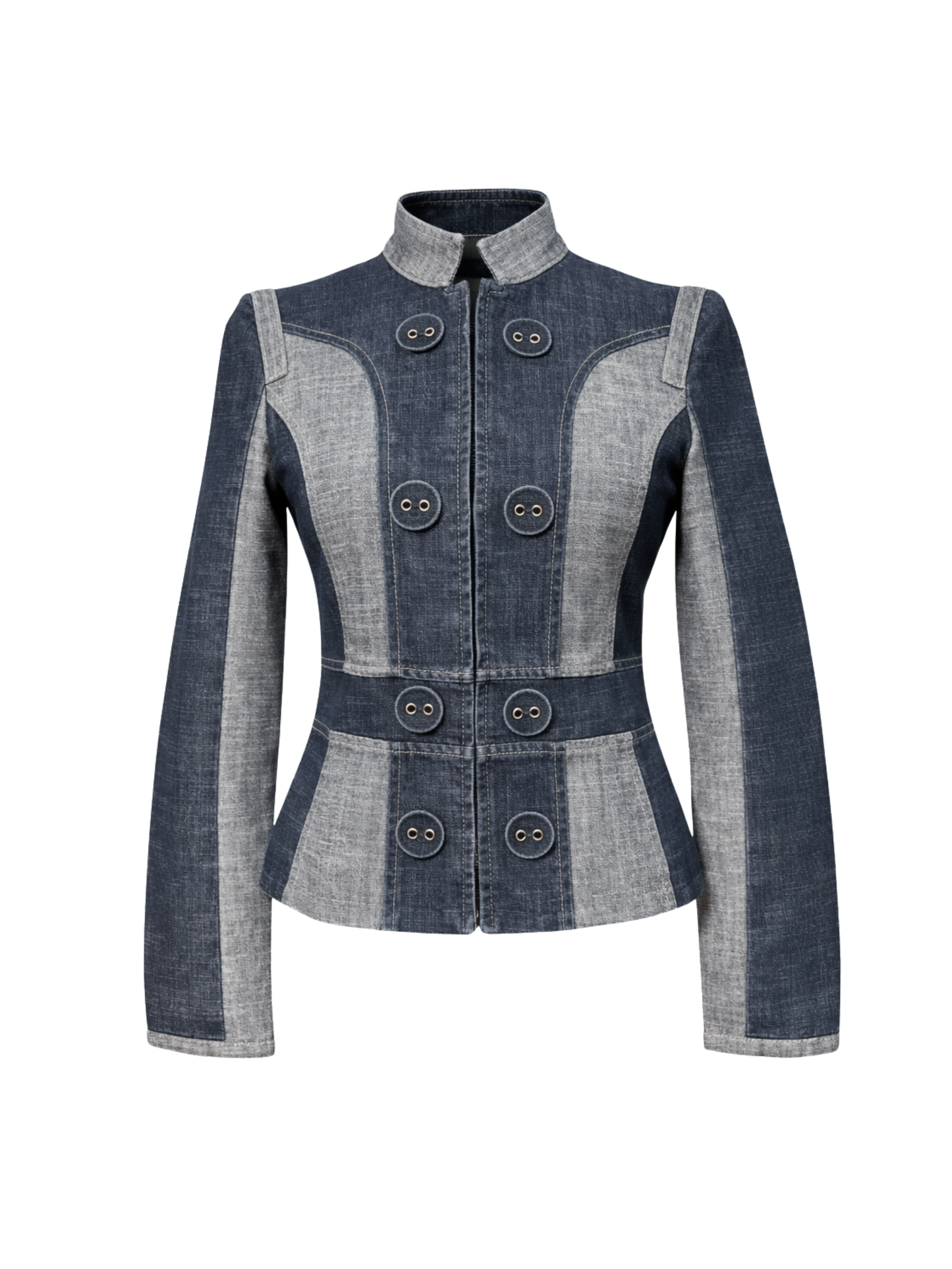 Fitted Patchwork Denim (Small)