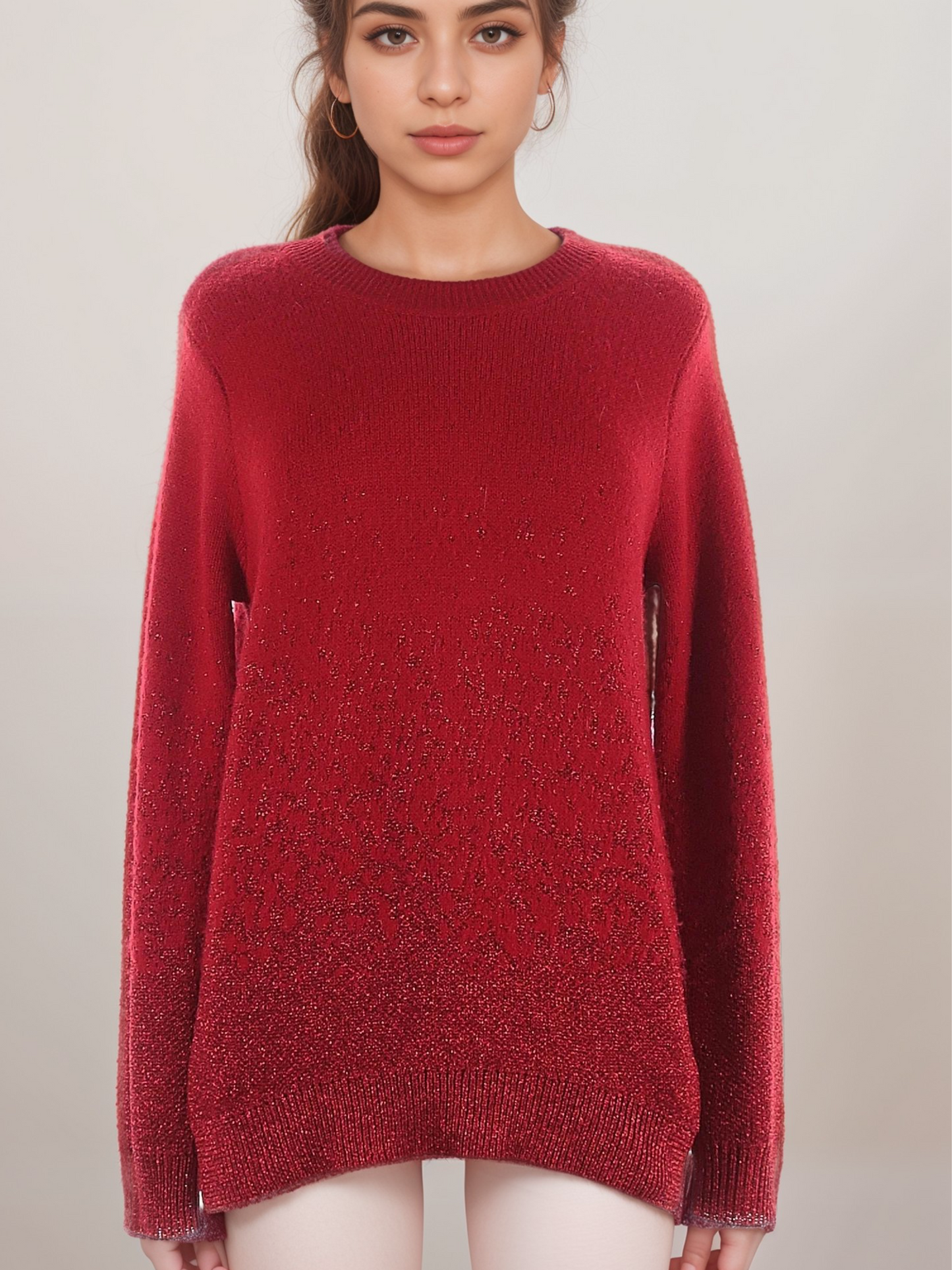 Oversized Red Festive Jumper - H&M