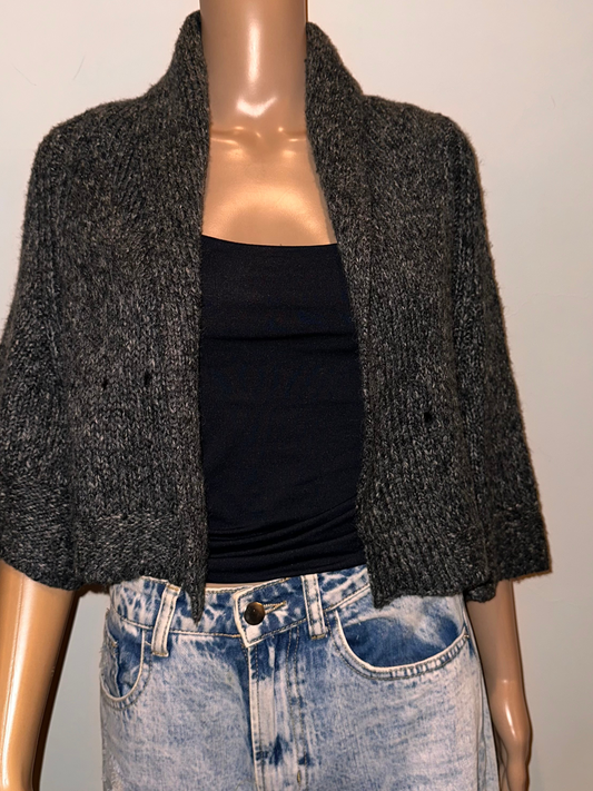 Cropped Wool Cardigan - Etam