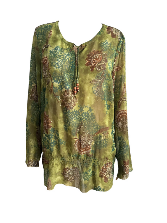 Green Pattern Cover Up