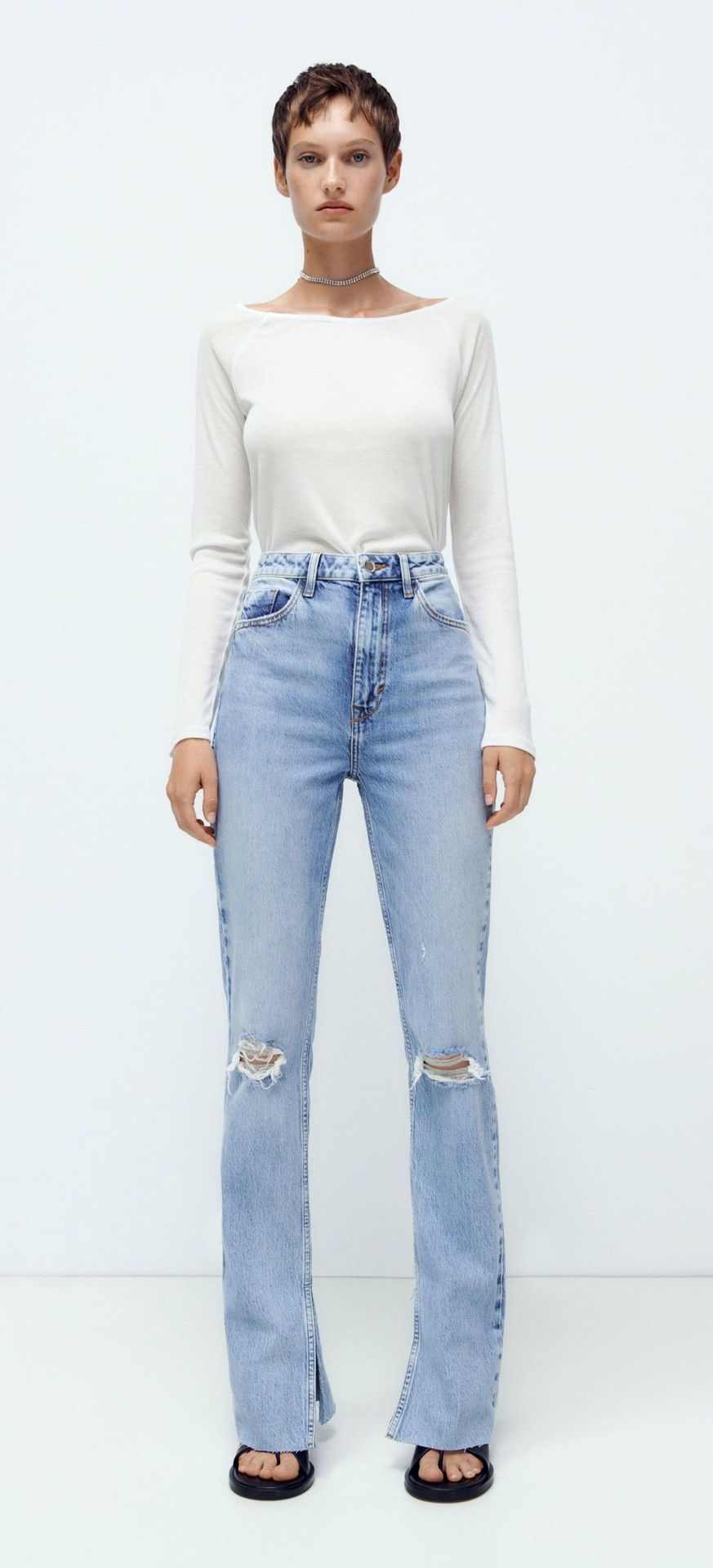 Slim Flare Jeans - Zara