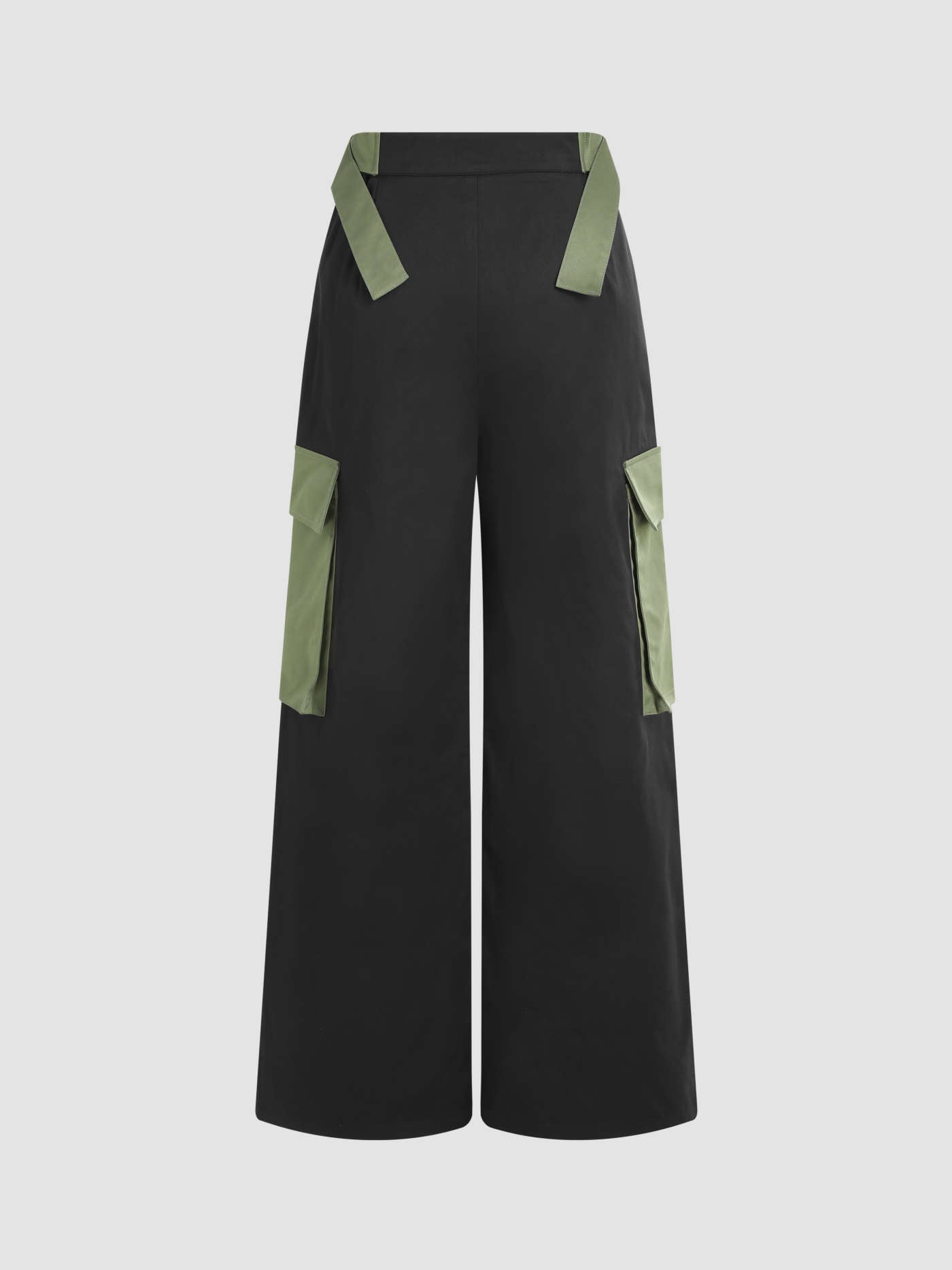 Color Block Cargo Pants - Shein