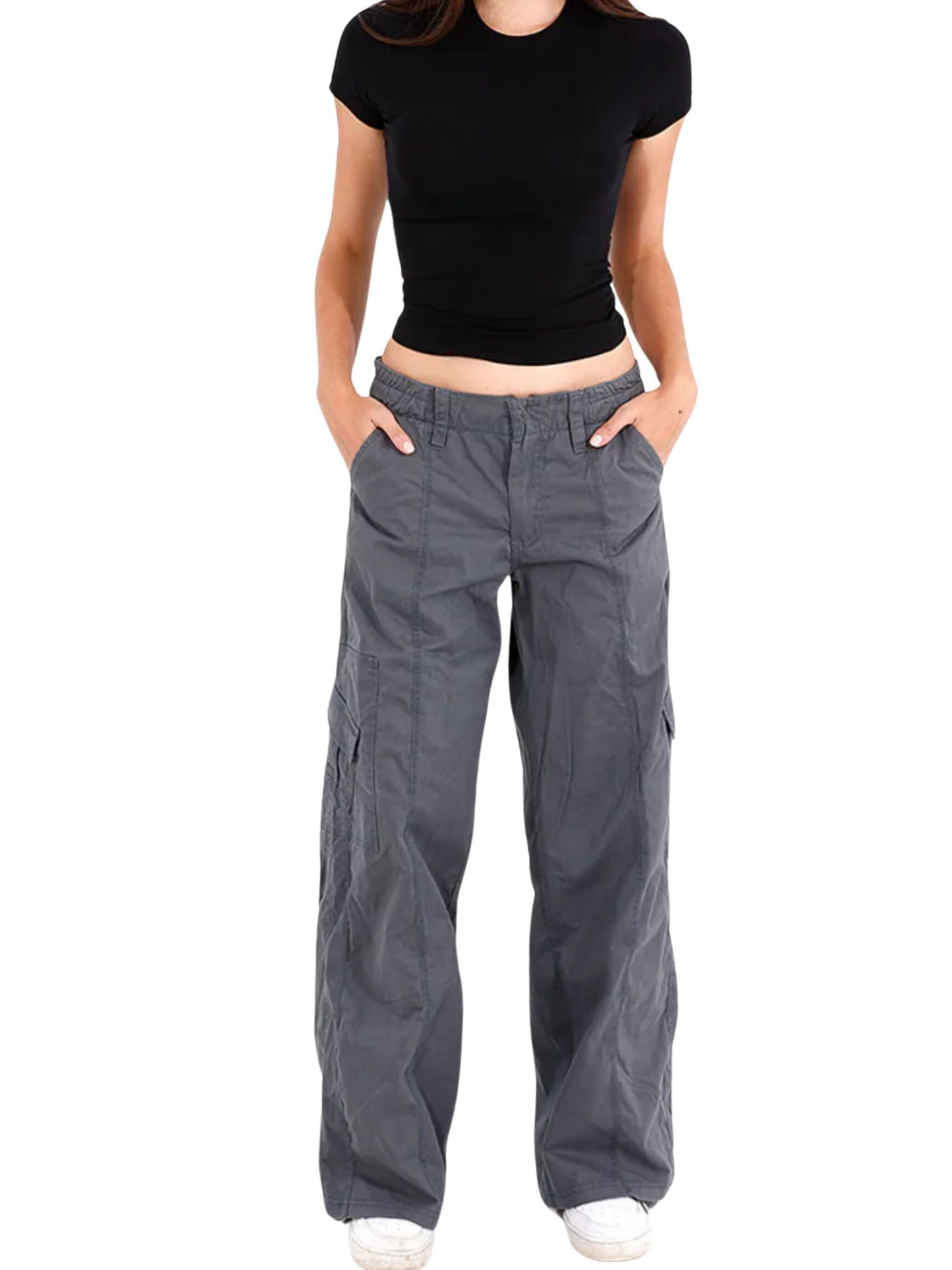 Grey Cargo Pants - Stps