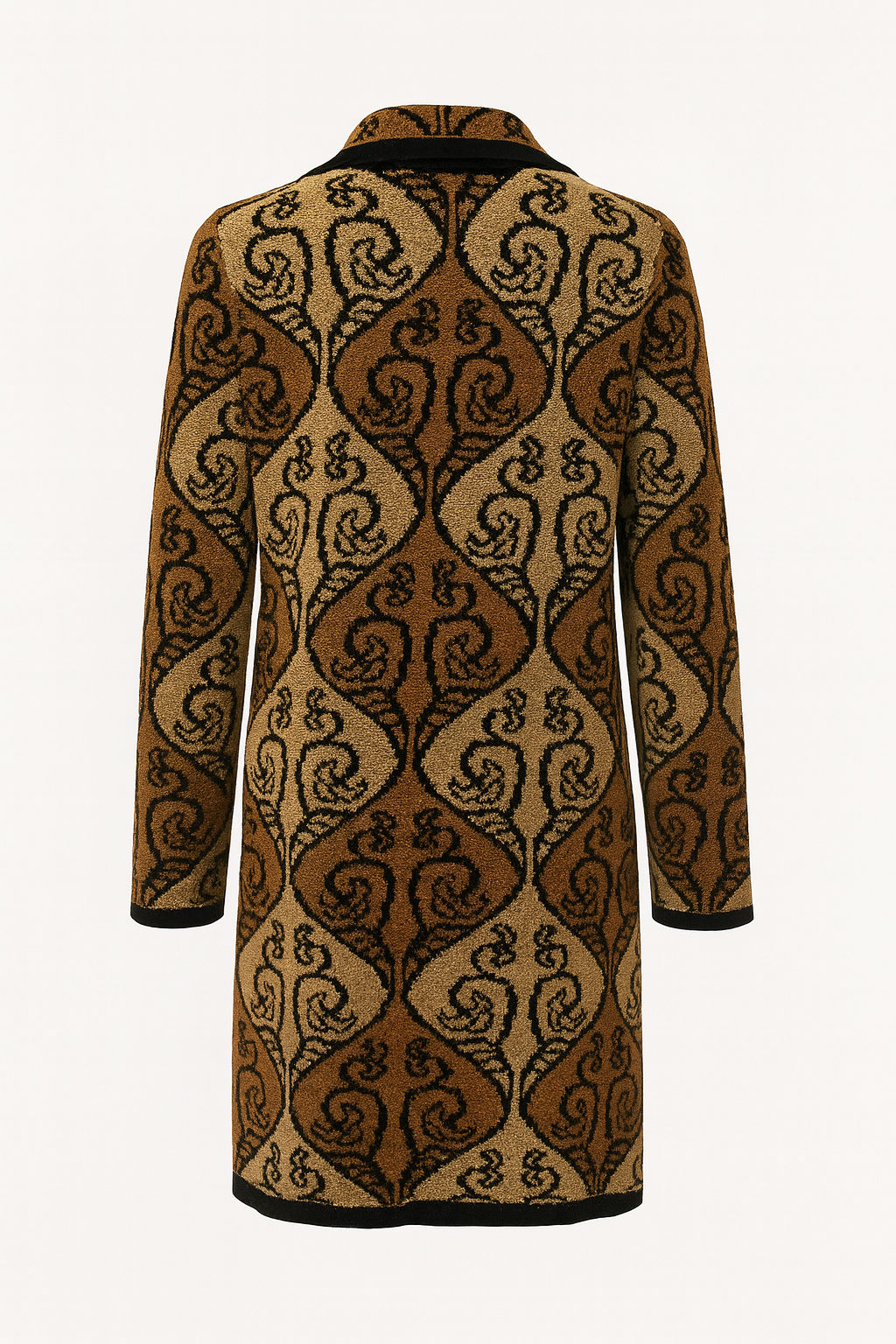 Knitted Jacket in Brown