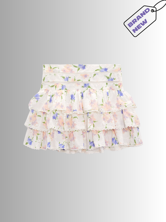 Printed Floral Skort - Zara