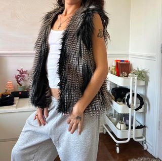 Fur Vest - H&M
