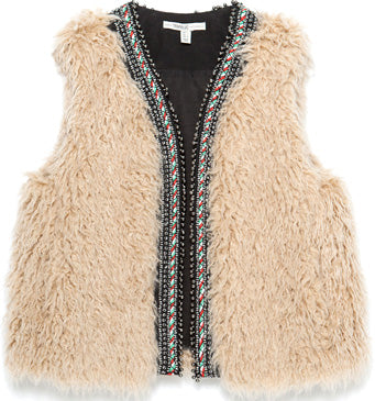 Boho Fur Vest - Zara