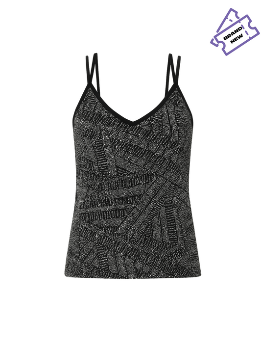 Black Shimmer Top
