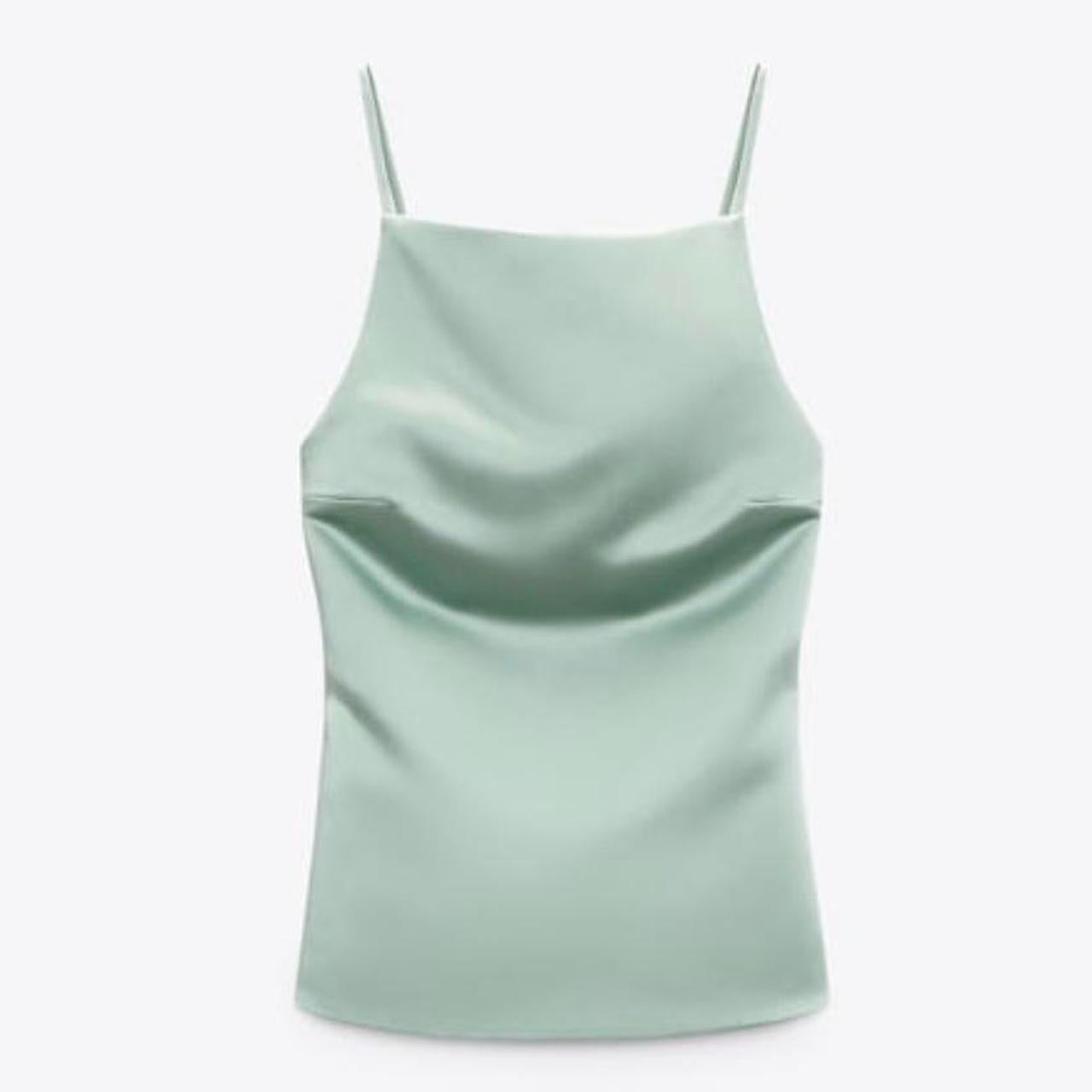 Satin Backless Top - Zara