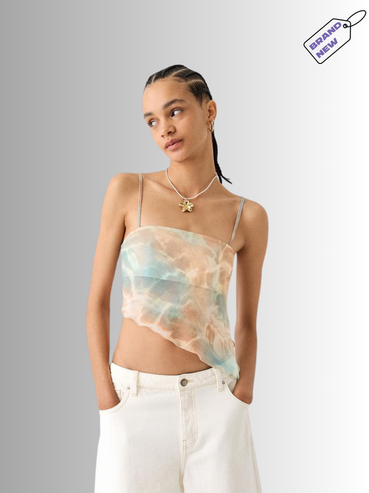 Cleo Mesh Top - Bershka