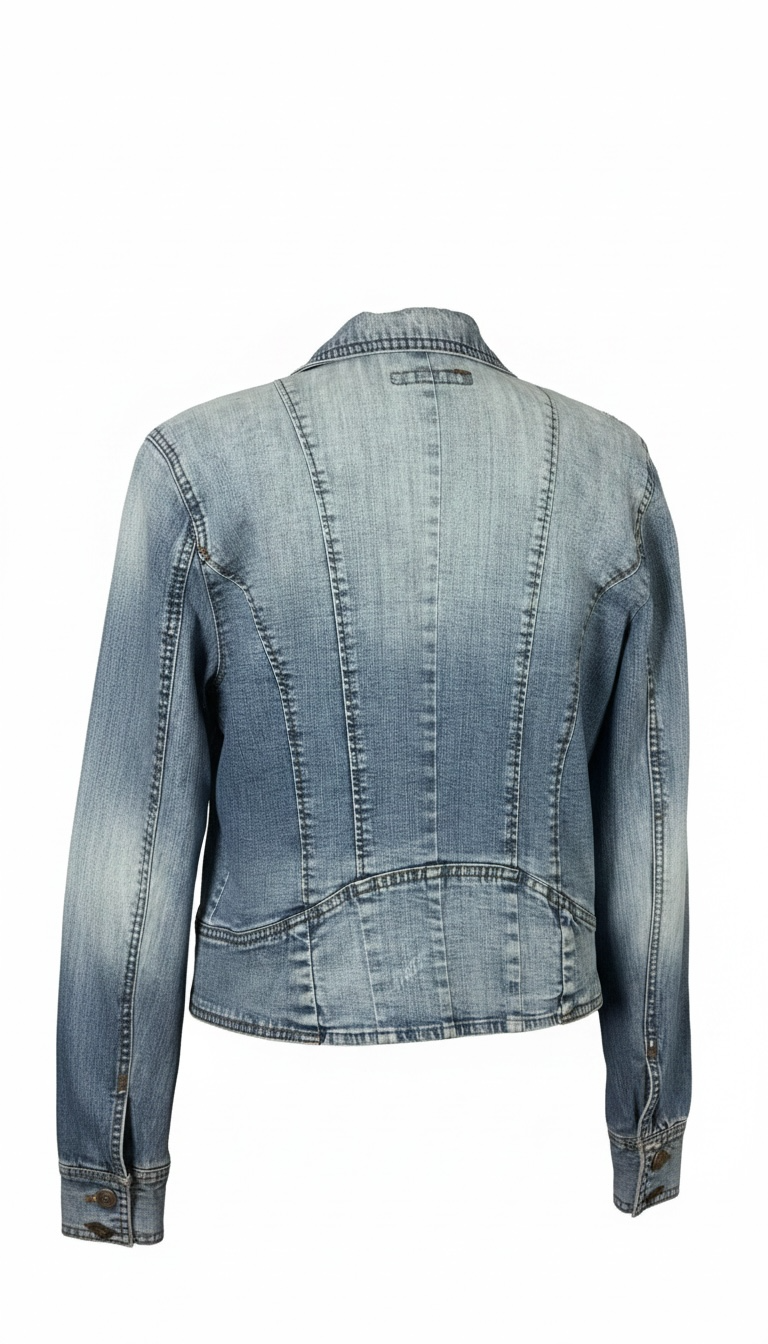 Lightwash Zipped Up Denim (Small)