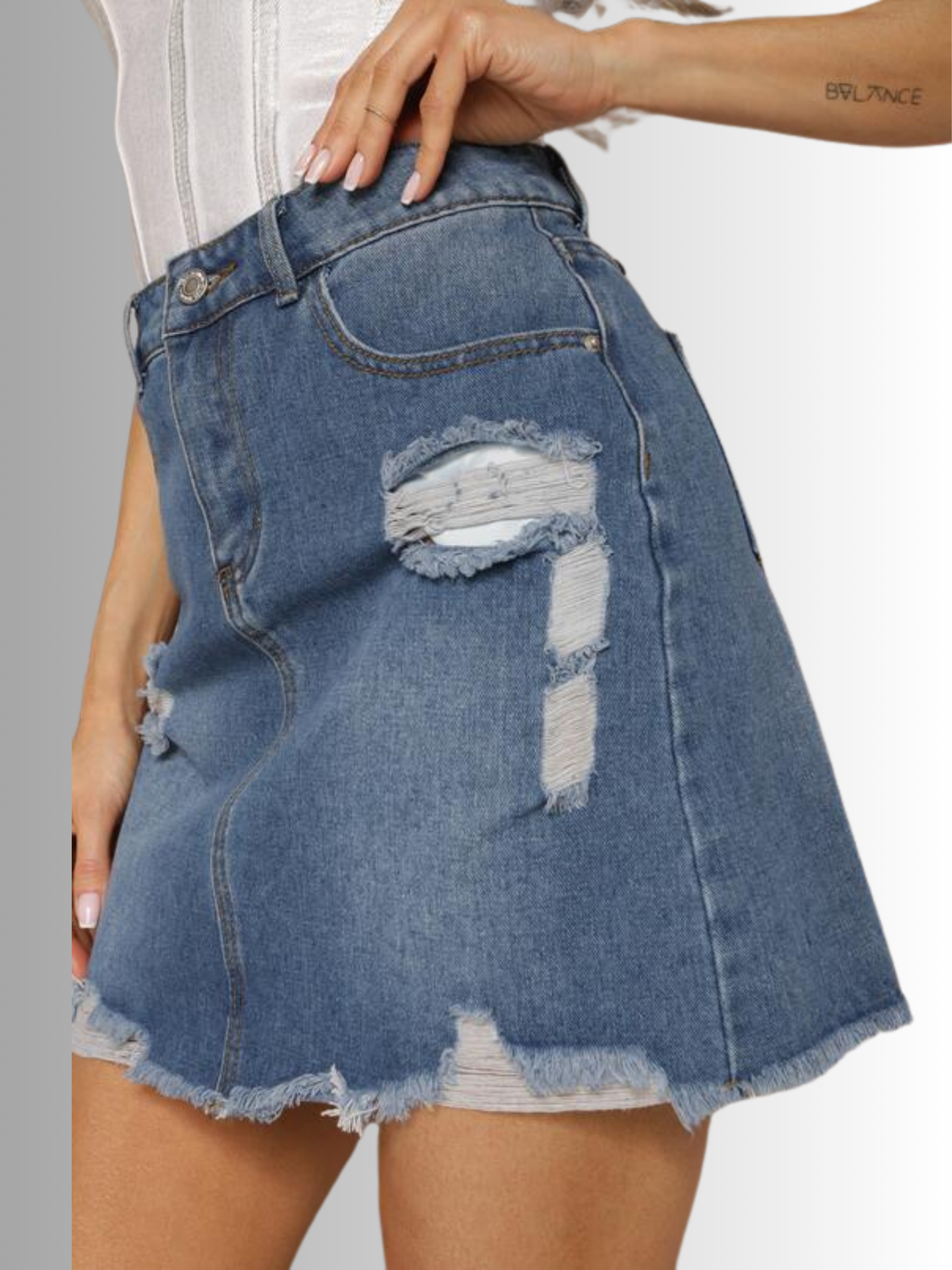 Denim Skirt - Missguided